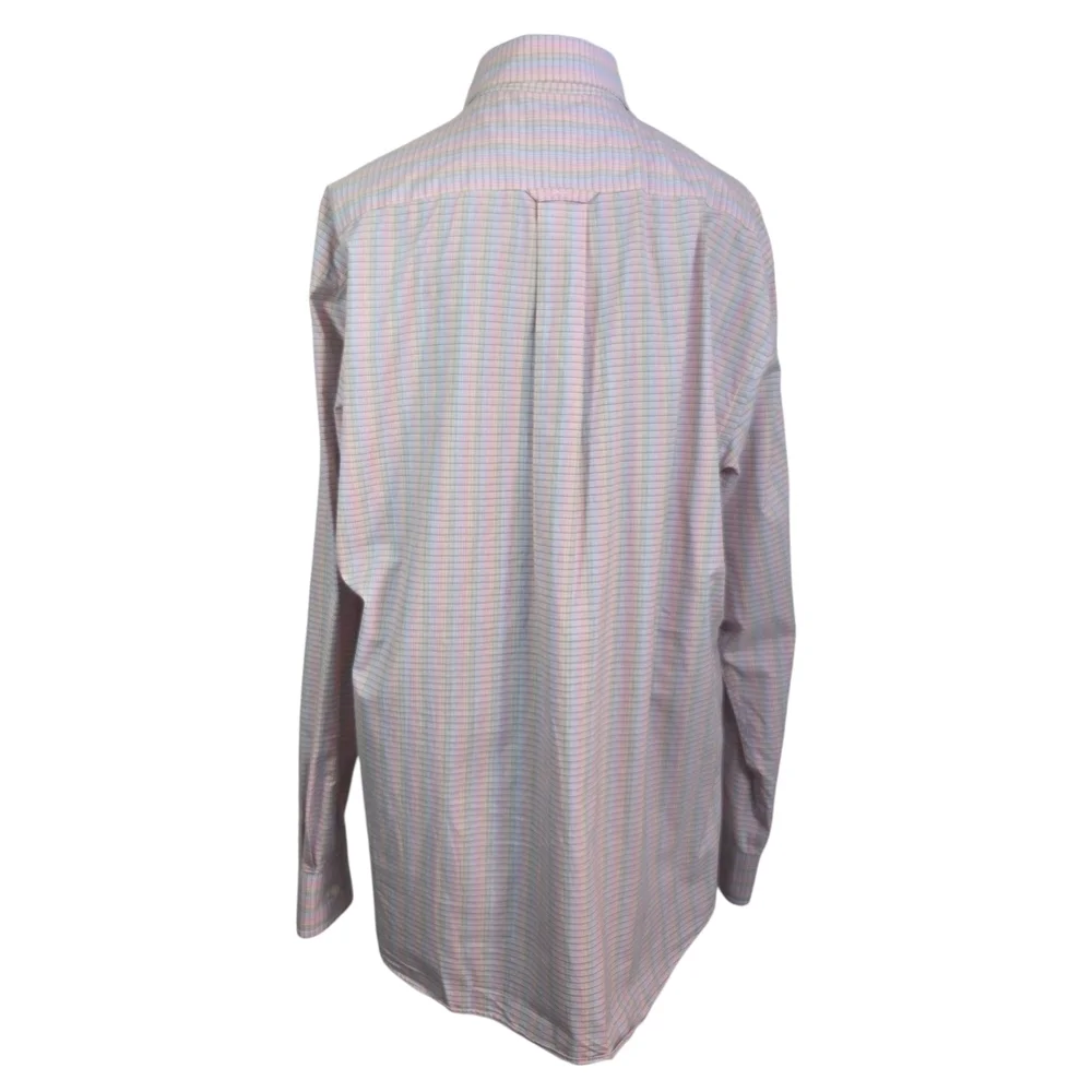 Gant Men's Bleeker Poplin Regular Fit Burton Down Checkered Shirt Size L - Picture 5 of 9